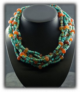 Treasure bead necklace