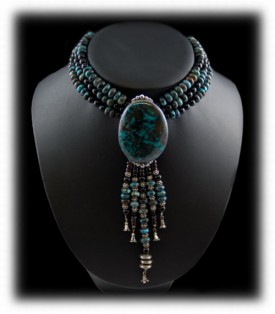 Fashion Turquoise Bead Pendant/Necklace