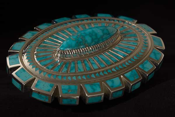 Inlay Turquoise Jewelry by Vernon Haskie