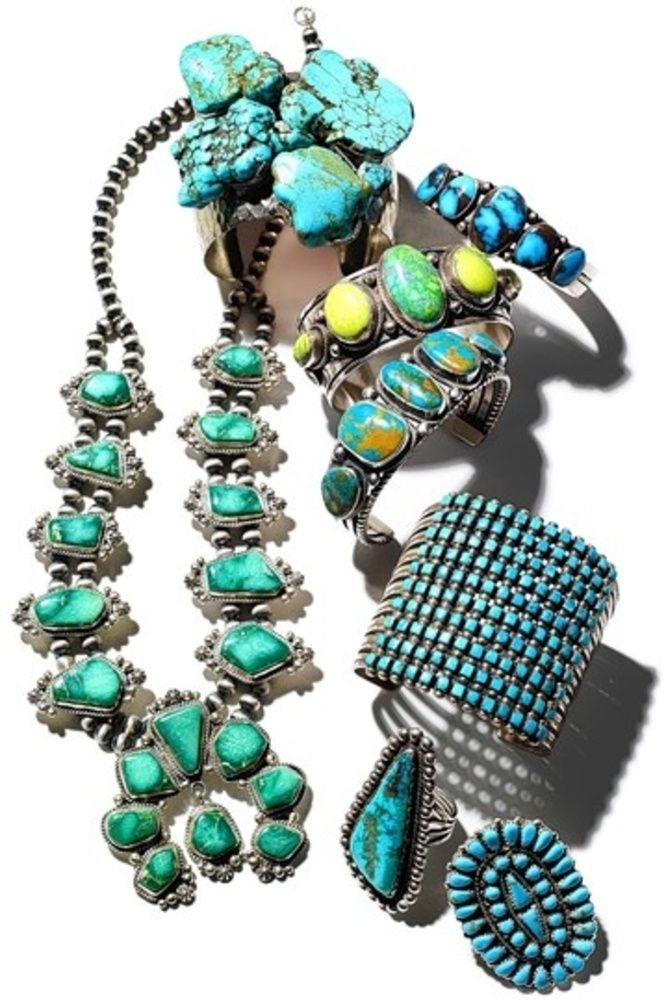 Turquoise Jewelry Information  as seen in Vogue Magazine