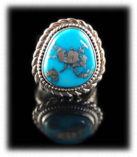 Quality Turquoise Native American Silver Rings from Durango Silver Company