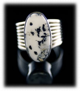 Turquoise Ring with White Buffalo Turquoise