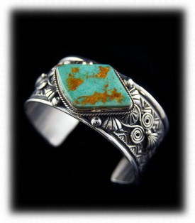 Blue Thunder Turquoise from Nevada Turquoise Mine