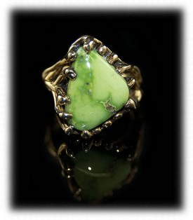 Orvil Jack Lime Turquoise Ring