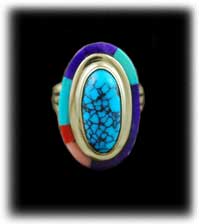 Paiute Turquoise Ring