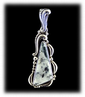 Victorian Silver Ore Pendant