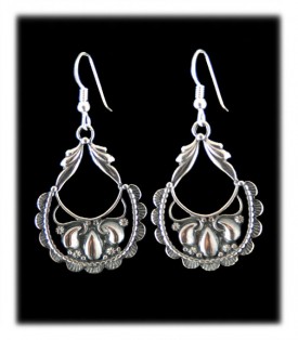 Victorian Silver Earrings