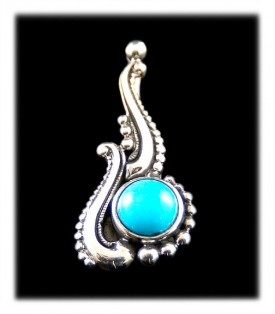 Victorian Turquoise Necklace - Pendant