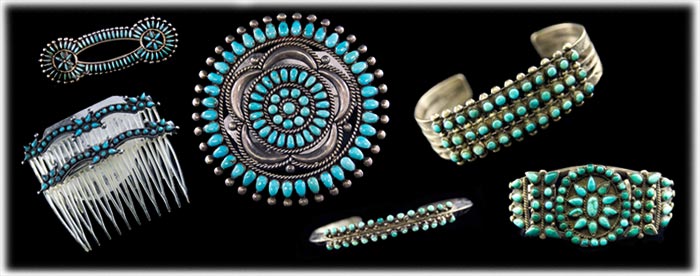 turquoise jewelry information collage