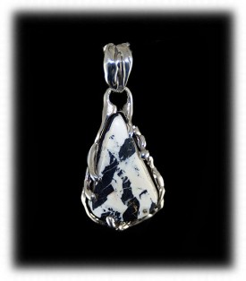 White Buffalo Turquoise Pendant Necklace