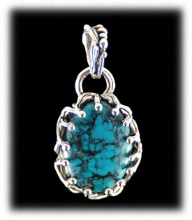 Turquoise Pendant Wholesale Silver Jewelry by Crystal Hartman