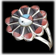 Classic Zuni Inlay Ring for women