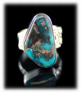 Womens Bisbee Turquoise Ring