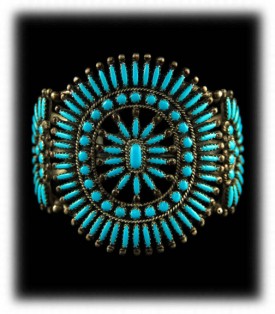 Zuni Turquoise Native American Jewelry