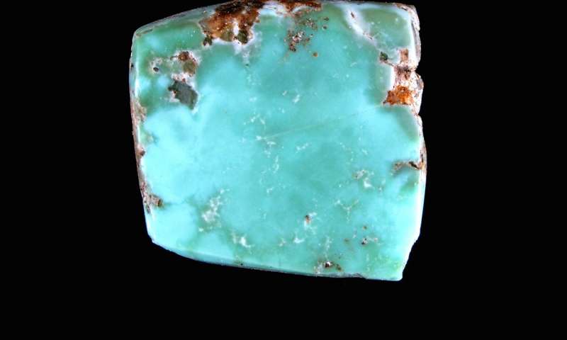 Canyon Creek Turquoise mine specimen