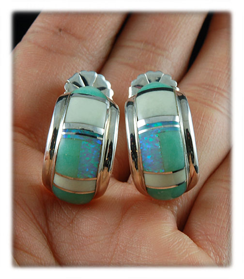 Inlay Earrings made in USA