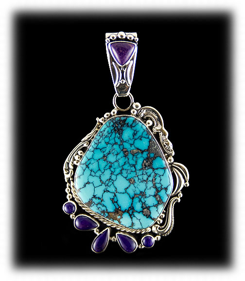 Blue Turquoise Pendants