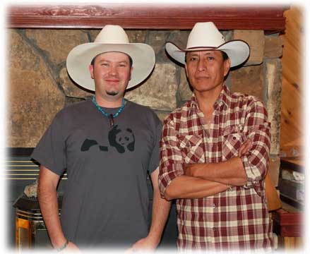 Dillon Hartman and Edison Yazzie