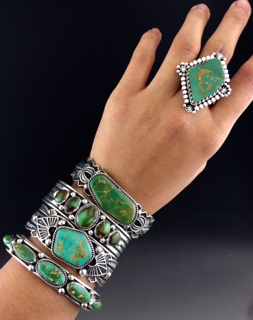 Native American Green Turquoise Jewelry