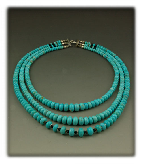 Turquoise Bead Necklace