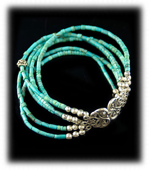 Turquoise Beaded Bracelet