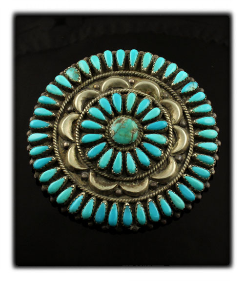 Vintage Turquoise Pin